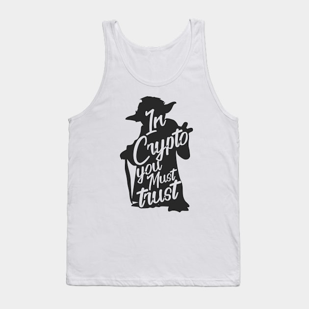 In Crypto you must trust Bitcoin Cryptocurrency Tank Top by Pannolinno